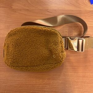 Lululemon Athletica Brown Crossbody Bag Plush Texture